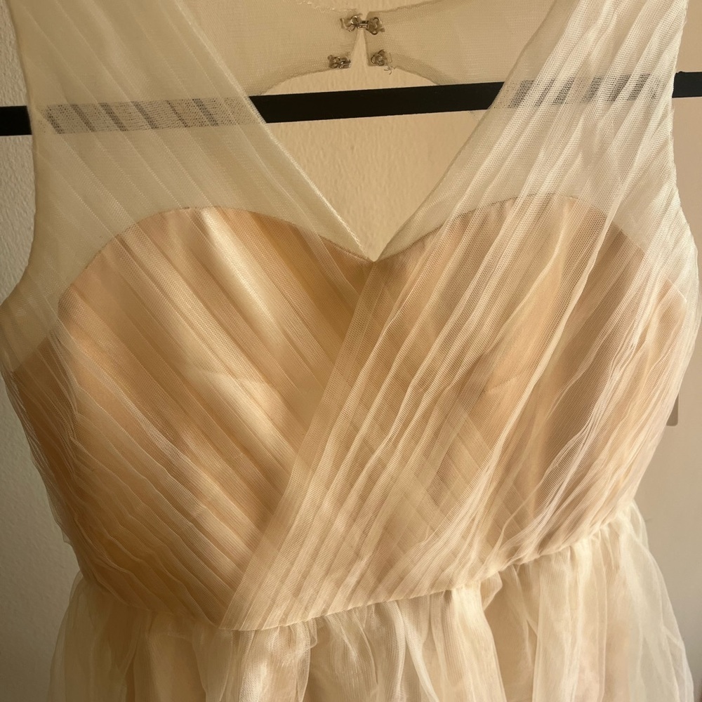 Tulle illusion girl flower girl wedding formal Glinda pink NEW sweetheart dress - Picture 11 of 12